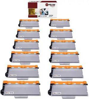 12Pk LTS TN-780 Black Hi-Yield Compatible for Brother HL6180DW 6180DWT Toner