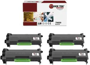 4Pk LTS TN-850 Black Compatible for Brother HLL5000D L5100DN Toner Cartridge
