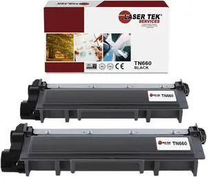 2Pk LTS TN-660 Black Compatible for Brother DCPL2520DW, HLL2300D L2320D Toner 2Pk LTS TN-660 Black Compatible for Brother DCPL2520DW, HLL2300D L2320D Toner