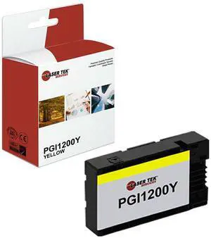 Laser Tek Services Compatible High Yield Ink Cartridge Replacement for Canon PGI-1200 PGI1200Y Works with Canon Maxify MB2020 MB2050 MB2320 Printers (Yellow, 1 Pack) - 900 Pages