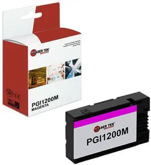 Laser Tek Services Compatible High Yield Ink Cartridge Replacement for Canon PGI-1200 PGI1200M Works with Canon Maxify MB2020 MB2050 MB2320 Printers (Magenta, 1 Pack) - 900 Pages