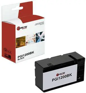 Laser Tek Services Compatible High Yield Ink Cartridge Replacement for Canon PGI-1200 PGI1200BK Works with Canon Maxify MB2020 MB2050 MB2320 Printers (Black, 1 Pack) - 1,200 Pages