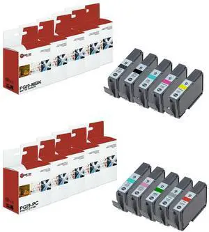 Laser Tek Services® 10PK of Compatible Replacement Ink for the Canon PGI-9, Canon Pixma MX7600, Pixma Pro9500