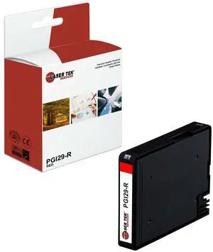 Laser Tek Services Compatible High Yield Ink Cartridge Replacement for Canon PGI-29 PGI29-R Works with Canon Lucia PGI-29, Pixma PRO-1 PRO1 Printers (Red, 1 Pack) - 2,370 Pages
