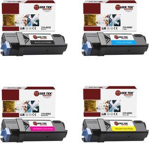 Laser Tek Services® 4PK Replacement Dell 1320 Toner Cartridges (1B KU052, 1C KU053, 1M KU055, 1Y KU054)