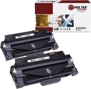 Laser Tek Services® 2 pack Dell 1130 (330-9523) Black Compatible Replacement Toner Cartridges