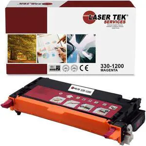Laser Tek Services® Magenta Compatible Replacement Dell 3130 (330-1200) Toner Cartridge