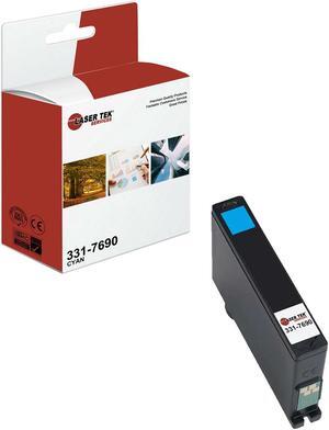 Laser Tek Services Compatible High Yield Ink Cartridge Replacement for Dell 34 331-7378 Works with Dell V525w V725W Printers (Cyan, 1 Pack) - 700 Pages