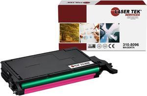Laser Tek Services Compatible Toner Cartridge Replacement for Dell 3110 310-8096 Works with Dell 3110 3110CN, MFP 3115CN Printers (Magenta, 1 Pack) - 8,000 Pages