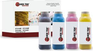 Laser Tek Services ® 4 Pack B/C/M/Y Toner Refill Kit for the Dell 5100 5100cn 310-5807, 310-5810, 310-5809, 310-5808