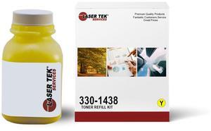 LTS 330-1438 / 330-1418 Yellow Toner Refill Kit Compatible for Dell 2130CN