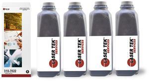 4Pk LTS 310-5401310-7022 Black Toner Refill Kit Compatible for Dell 1700 1710