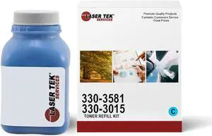 LTS 1230 Cyan HY Toner Refill Kit Compatible for Dell 1230 1230c 1230cn