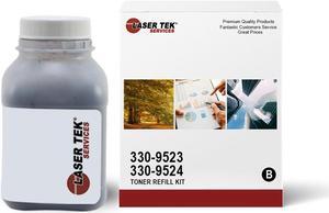 LTS 330-9523 330-9524 Black HY Toner Refill Kit Compatible for Dell 1130 MFP