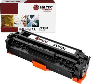 Laser Tek Services Compatible Toner Cartridge Replacement for HP 305A CE410A Works with HP Laserjet Pro M451dn M451dw M451nw M475dn Printers (Black, 1 Pack) - 2,200 Pages