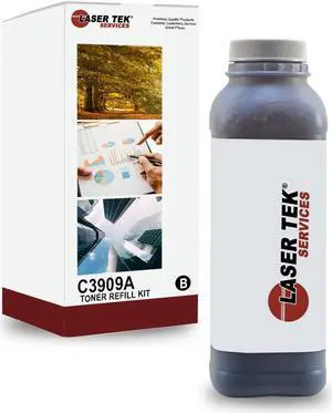 Laser Tek Services ® Black Toner Refill Kit for the HP C3909A 09A LaserJet 8000 8000dn 8000mfp 8000n 5SI 5si mx 5si nx