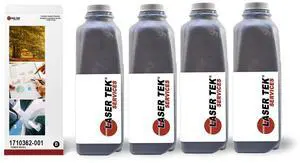 4Pk LTS 1710362-001 Black Toner Refill Kit Compatible for Konica Minolta 6100