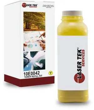 LTS 10E0042 Yellow Toner Refill Kit Compatible for Lexmark C710 C710n C710DN