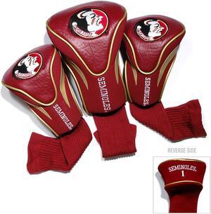 Team Golf Florida State University Seminoles 3 Pack Contour Headcover