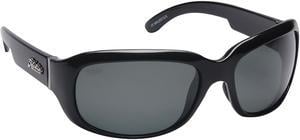 Hobie Camila Sunglasses - Shiny Black Frame/Grey Polarized Lens