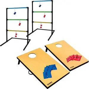 Triumph Sports 2-In-1 Tournament Bag Toss & Ladder Toss