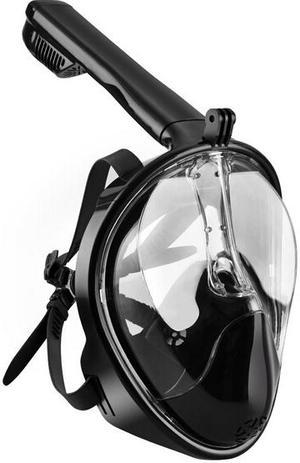 Seaview 180° GoPro Compatible Snorkel Mask - Panoramic Full Face Design with Anti-Fog and Anti-Leak Technology