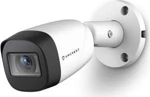Amcrest Analog Outdoor Security Camera, Bullet 2MP 1080P @30fps, CCTV-Coax-BNC, 98ft Night Vision, 100° Angle, IP67 Metal White (Not an IP Camera) (DVR Required, Not Included) (AMC1081BC36-W-V3)