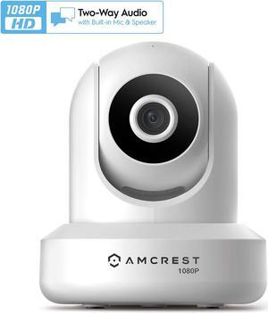 Amcrest 1080p WiFi Camera Indoor, 2MP Pan/Tilt Home Security Camera, Auto-Tracking, Motion & Audio Detection, Privacy Mode, Enhanced Browser Compatibility, H.265, Two-Way Talk IP2M-841W-V3 (White)