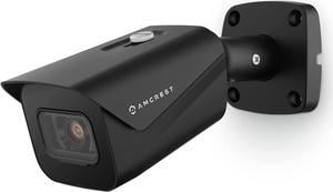 Amcrest UltraHD 4K (8MP) Outdoor Bullet Security IP POE Camera, 98ft NightVision, 2.8mm Lens, IP67 Weatherproof, 256GB MicroSD Recording, Black (IP8M-2496EB-V2)