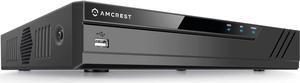 Amcrest 4K 16CH NVR (1080p/3MP/4MP/5MP/8MP) Network Video Recorder - Supports up to 16 x 4K IP Cameras, 16-Channel, Supports up to 6TB Hard Drive (No Built-in WiFi) (REP-NV4116-HS) (Refurbished)