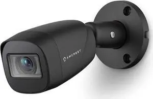 Amcrest Full HD 1080P 1920TVL Bullet Outdoor Security Camera (Quadbrid 4in1 HD-CVI/TVI/AHD/Analog), 2MP 1920x1080, 98ft Night Vision, 3.6mm Lens 90° Viewing Angle, (AMC1081BC36-B) (Refurbished)