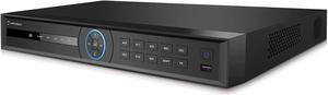 Amcrest 5Series 4K 32 Channel 16 Ports PoE NVR (Record 32CH 4K @30fps View/Playback 4CH 4K@30fps) Network Video Recorder (Hard Drive Not Included) NV5232E-16P (Refurbished)