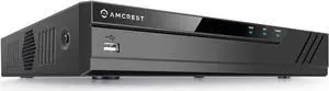 Amcrest 4K 8CH NVR (1080p/3MP/4MP/5MP/8MP) Network Video Recorder - Supports up to 8 x 8MP/4K IP Cameras, 8-Channel, Supports up to 6TB Hard Drive (No Built-in WiFi) (REP-NV4108-HS) (Refurbished)