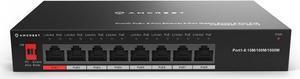 Amcrest 8-Port POE+ Power Over Ethernet POE Switch with Metal Housing, 8-Ports POE+ 802.3af/at 96w (AGPS8E8P-AT-96-V2)
