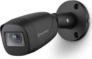 Amcrest Full HD 1080P 1920TVL Bullet Outdoor Security Camera (Quadbrid 4in1 HD-CVI/TVI/AHD/Analog), 2MP 1920x1080, 129° FOV, Black AMC1081BC28-B-V4