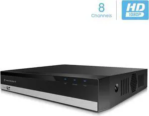 Amcrest 1080p ProHD 8 CH DVR Security Camera System Recorder, 2MP Security DVR for Analog Security Cameras & Amcrest IP Cameras, Remote Smartphone Access, HDD & Cameras NOT Included (AMDV10818-H5)