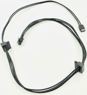 Computer Cable & Connectors Mini 4Pin to 2 SATA SDD Power Supply Cable Optical Drive Cable for Lenovo Main Board 75cm NEW