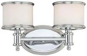 Vaxcel Carlisle 2L Vanity Light Chrome - CR-VLU002CH