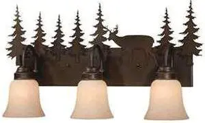 Vaxcel Bryce 3L Vanity Burnished Bronze - VL55403BBZ
