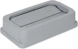 Genuine Joe Swing Lid f/23 Gal. 20-1/4"x11-1/2"x4-5/8" Gray 02343