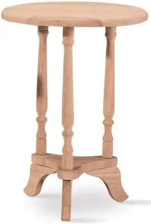 Intenational Concepts OT-601 Round Plant Table, Unfiinished