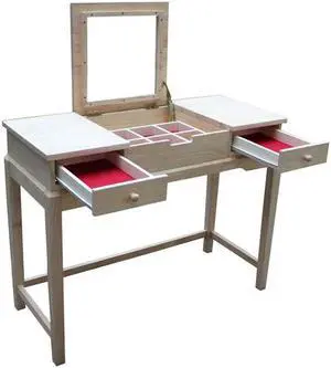 International Concepts Vanity Table Unfinished - DT-2