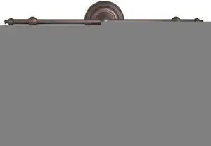 Vaxcel Huntley 3L Vanity, Oil Rubbed Bronze, Clear Seeded Glass - W0190