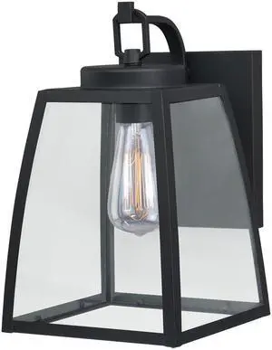 Vaxcel Granville 8" Outdoor Wall Light, Oil Burnished Bronze, Clear - T0209