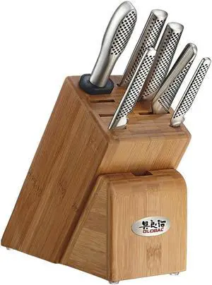 Global 7 Piece Takashi Knife Block Set