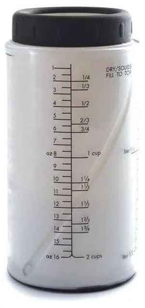 Norpro 2 Cup Adjustable Measuring Cup, White