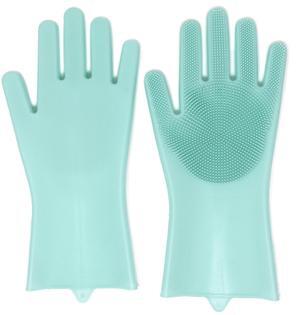 Norpro Silicone Cleaning Gloves with Micro Bristles, 1 Pair