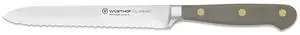 Wusthof Classic 5-Inch Serrated Utility Knife, Velvet Oyster