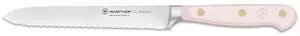 Wusthof Classic 5-Inch Serrated Utility Knife, Pink Sea Salt