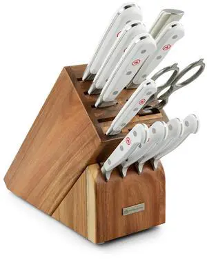 Wusthof Classic White Twelve Piece Knife Block Set